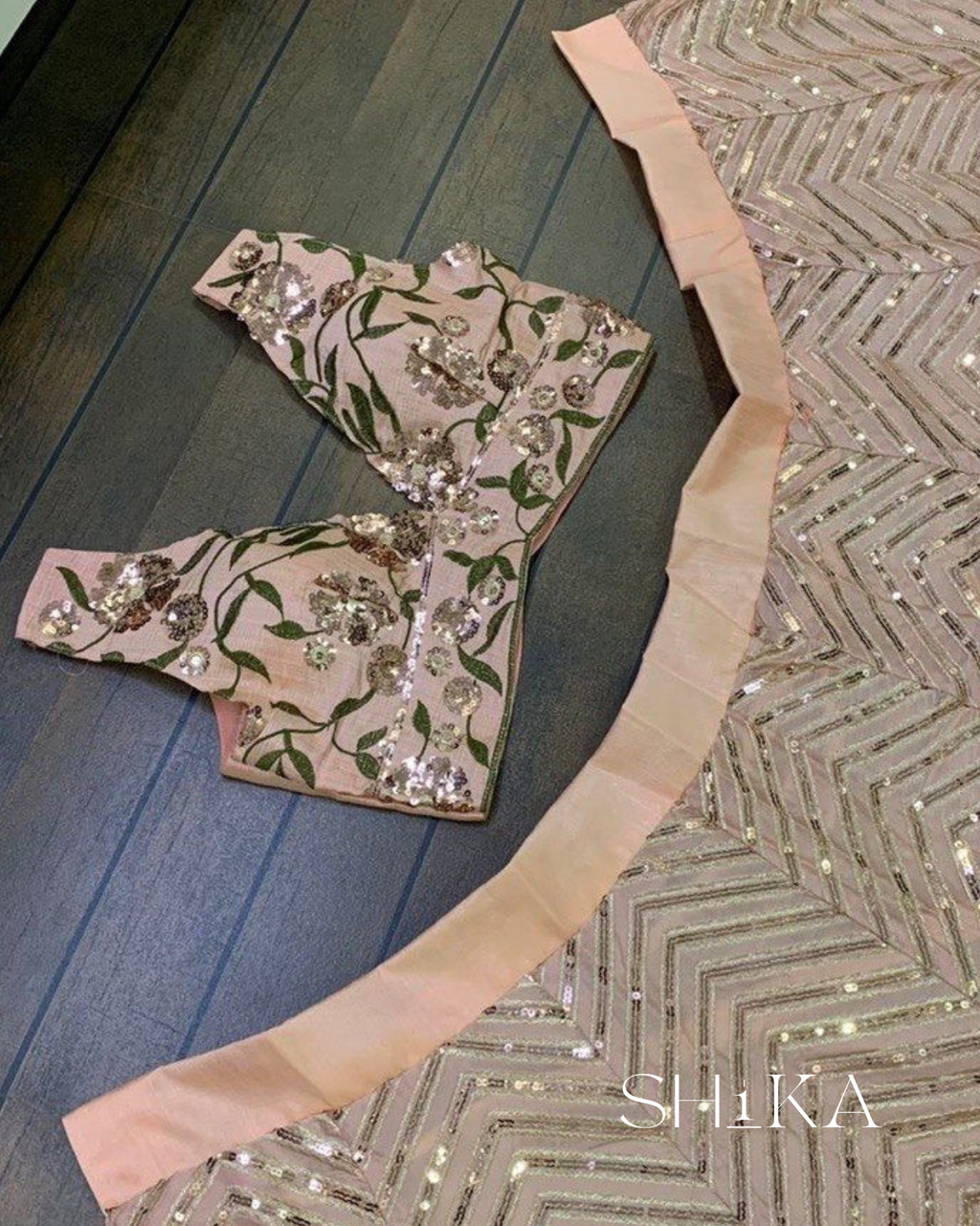 Kasturi Silk Lehenga