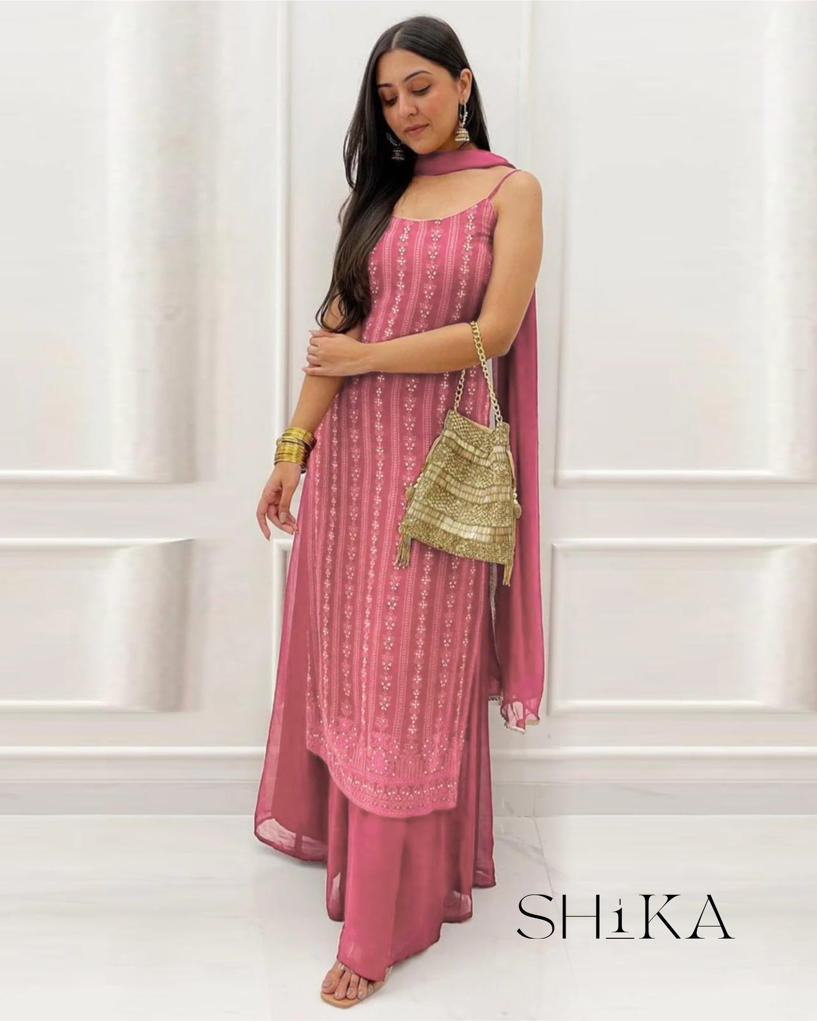 Dusty Rose Kurta Set