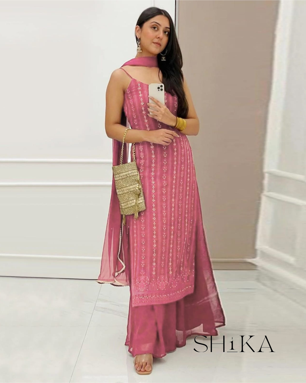 Dusty Rose Kurta Set