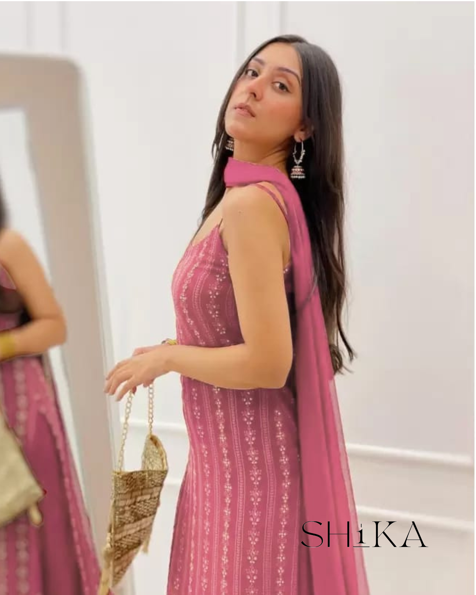 Dusty Rose Kurta Set
