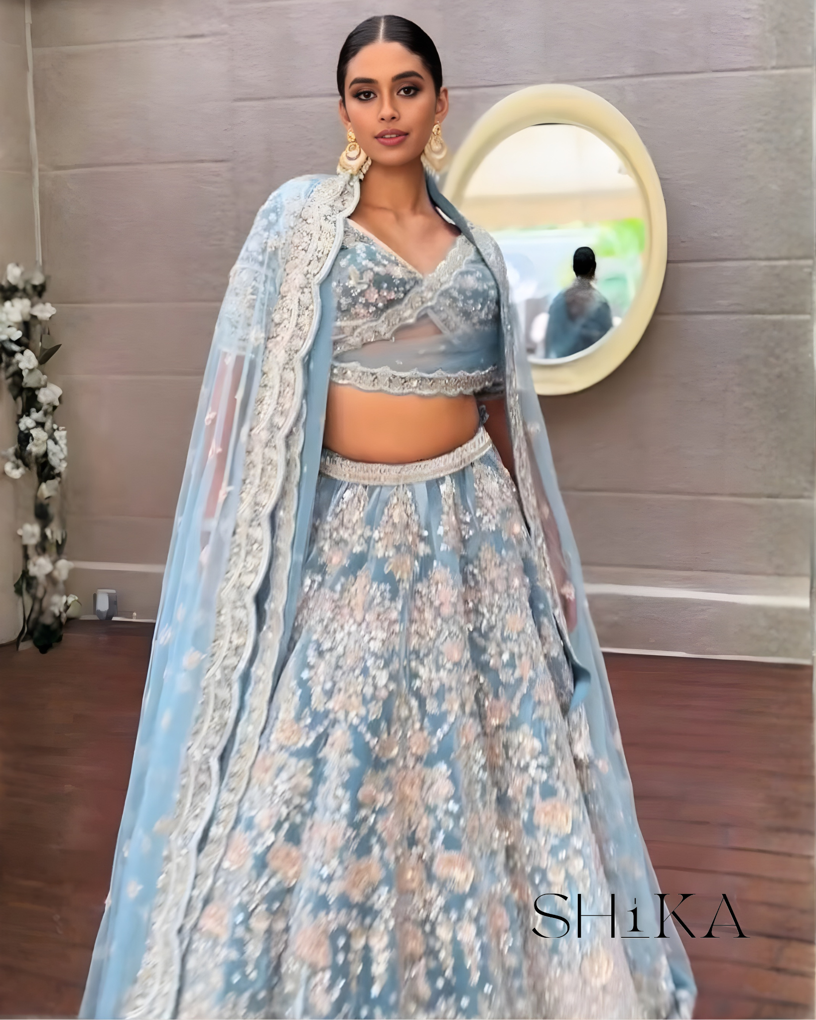Ethereal Tide Lehenga