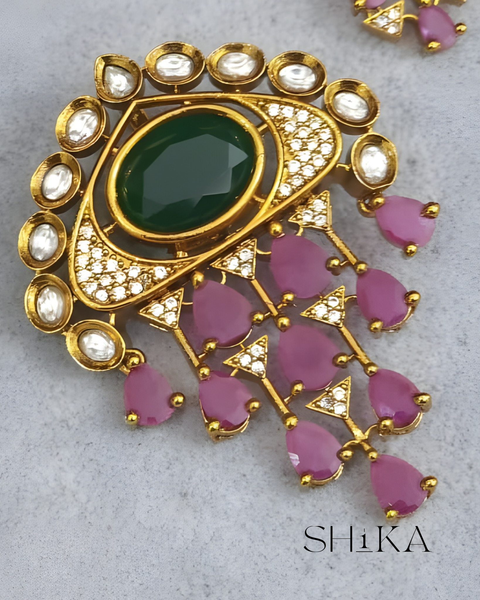 Stone Pendant Set