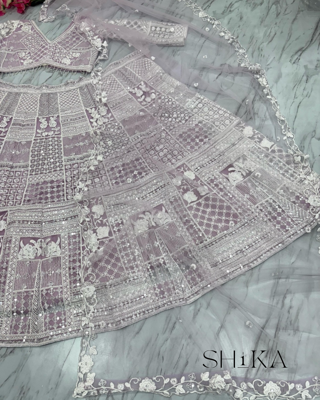 Digital Radiance Lehenga