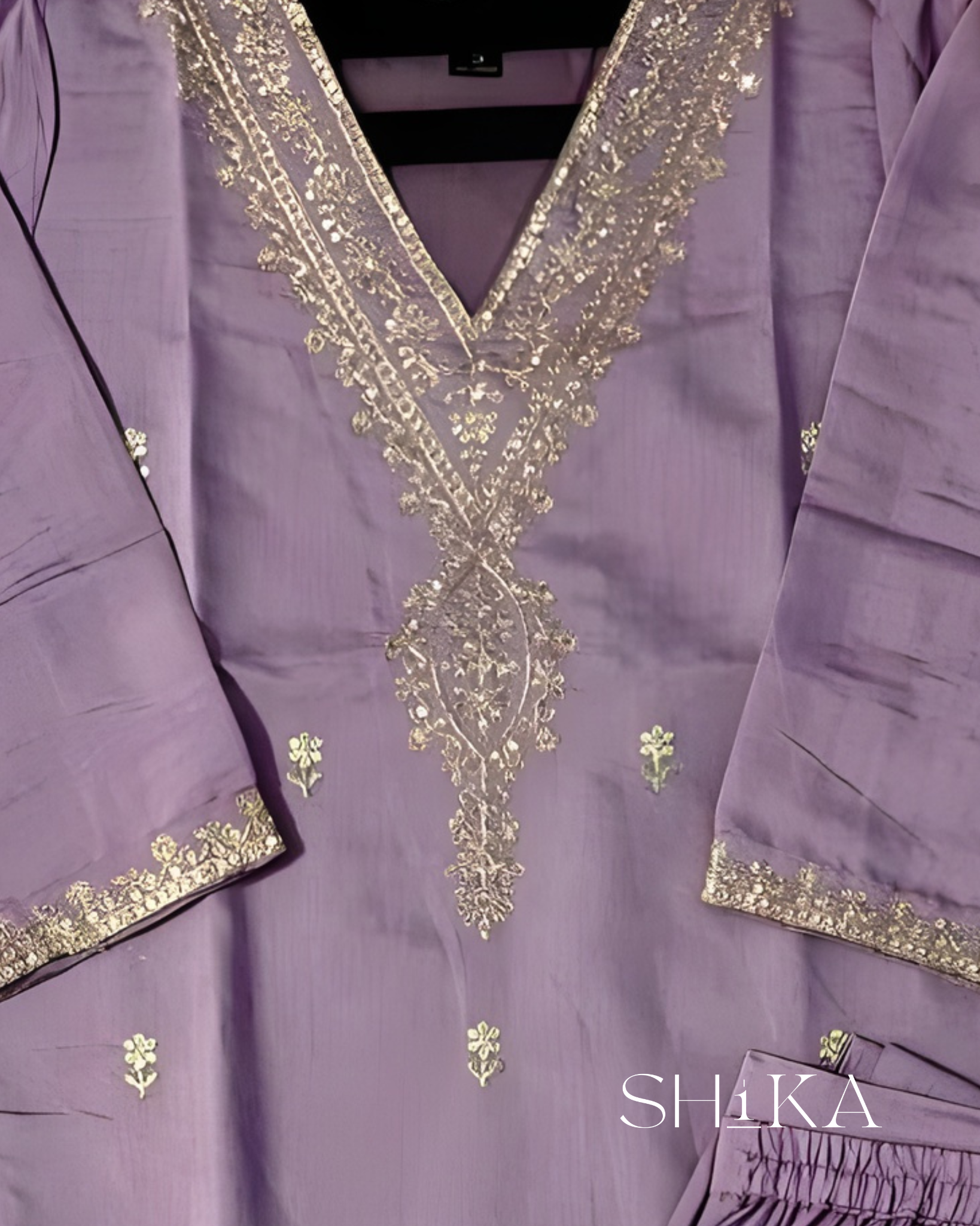 Lavender Twilight Kurti Set