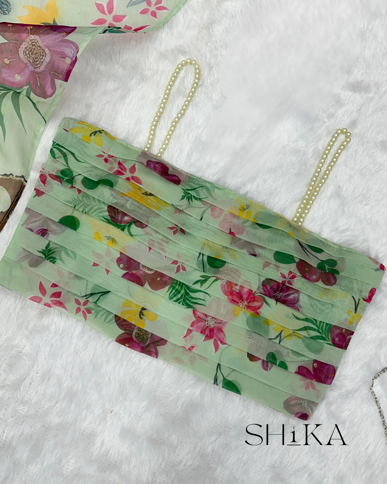 Lichen Floral Lehenga