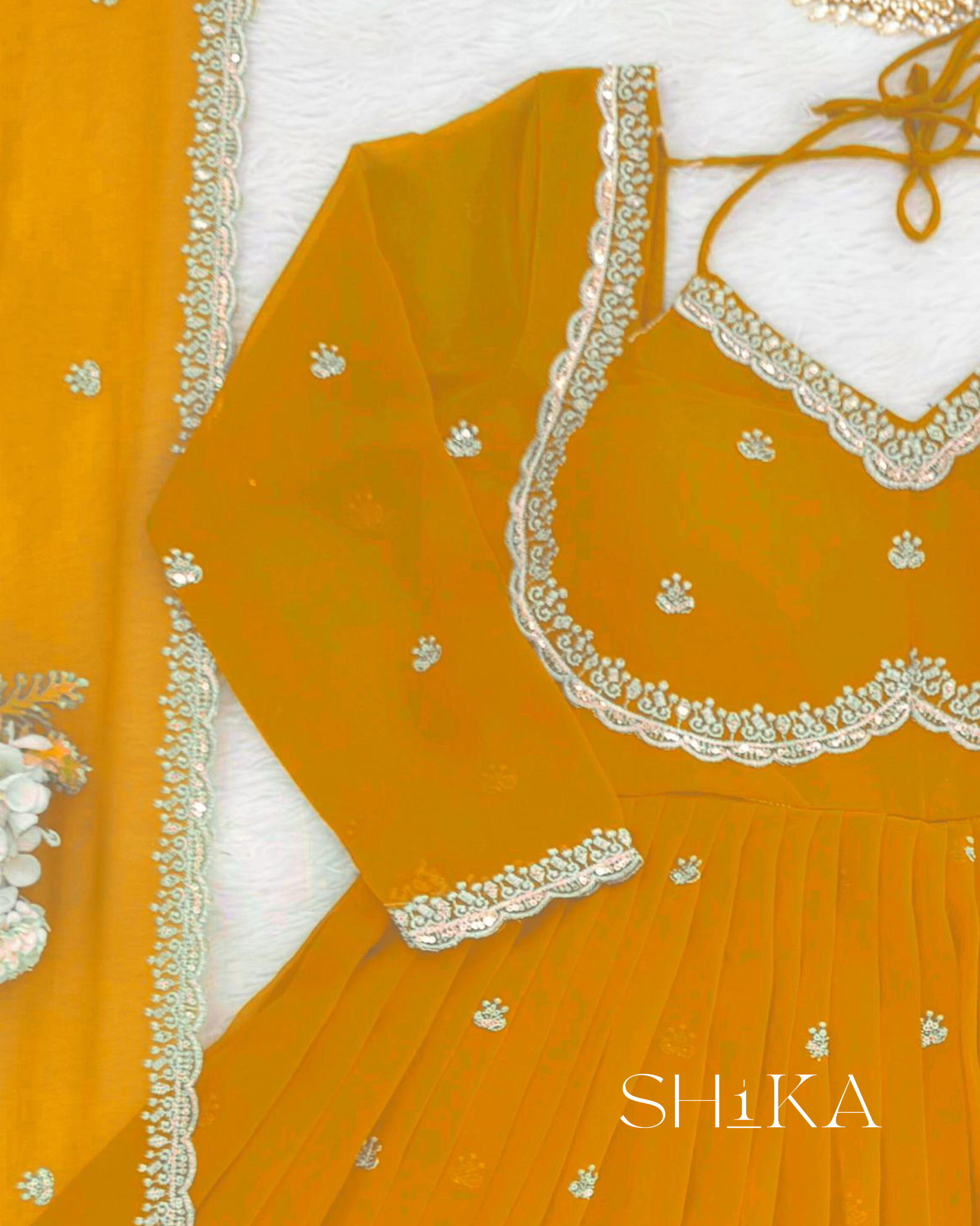 Marigold Anarkali