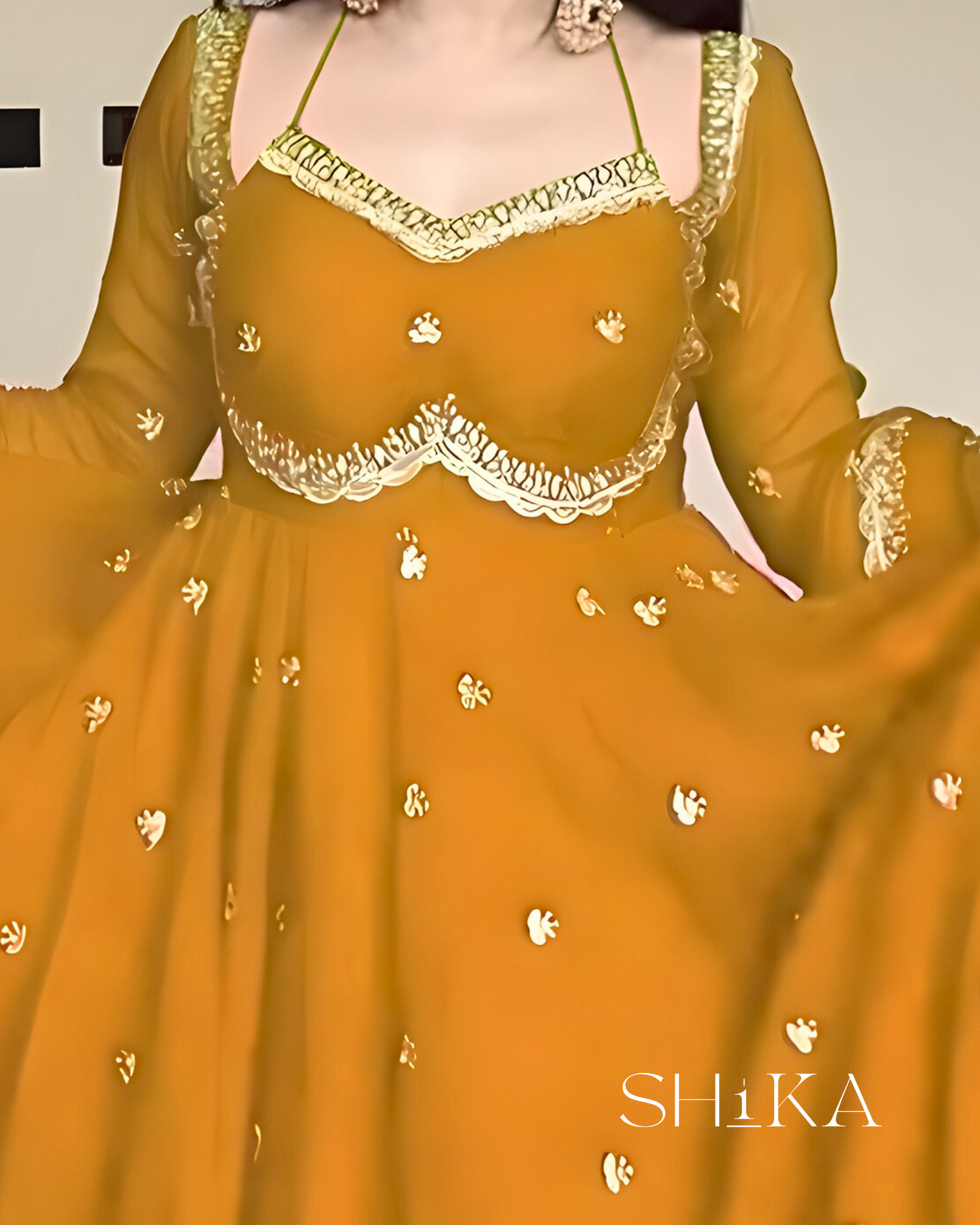 Marigold Anarkali