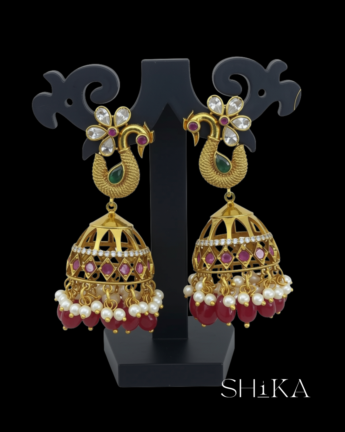 Mayuri Jhumka Earrings
