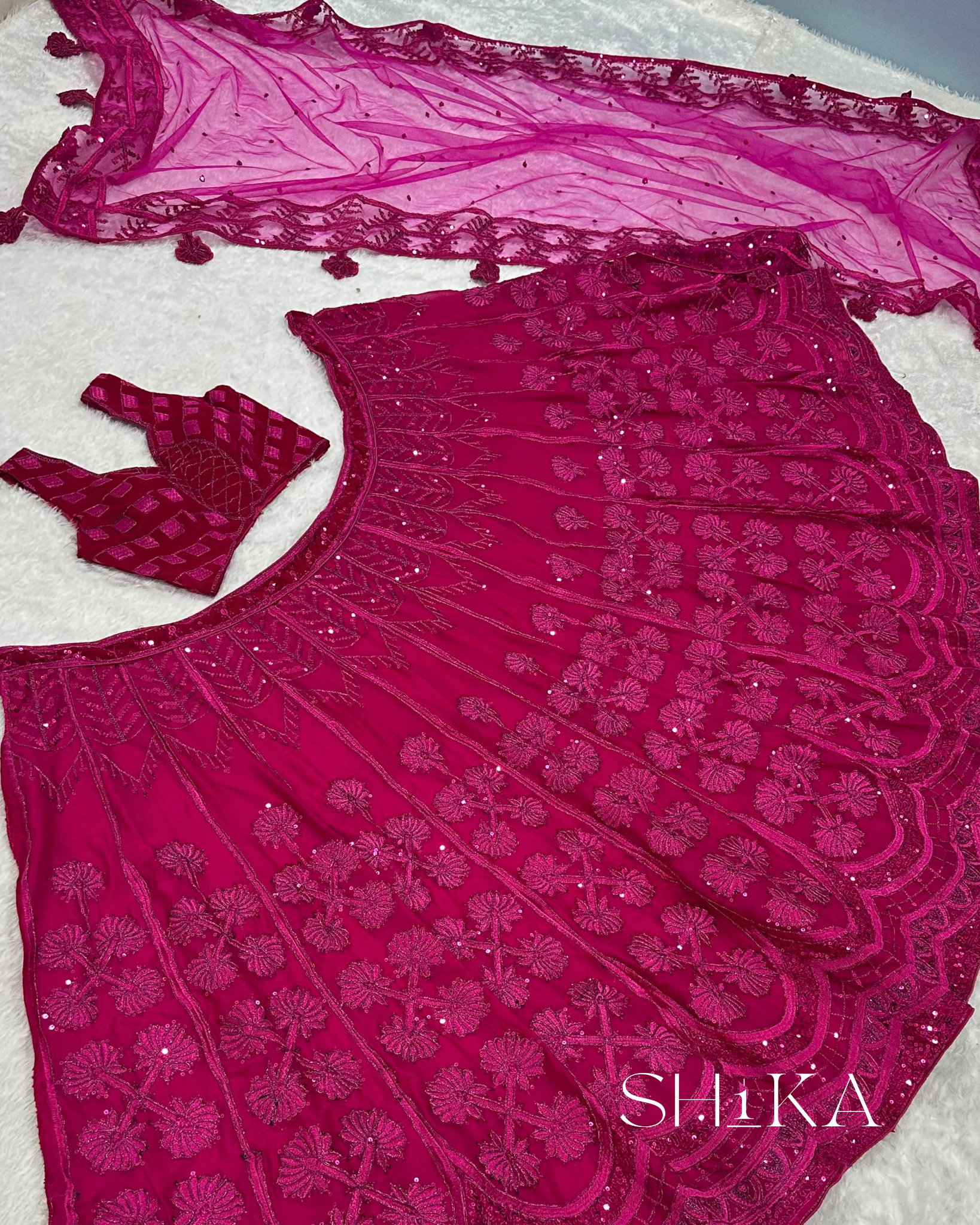 Orchid Whisper Lehenga