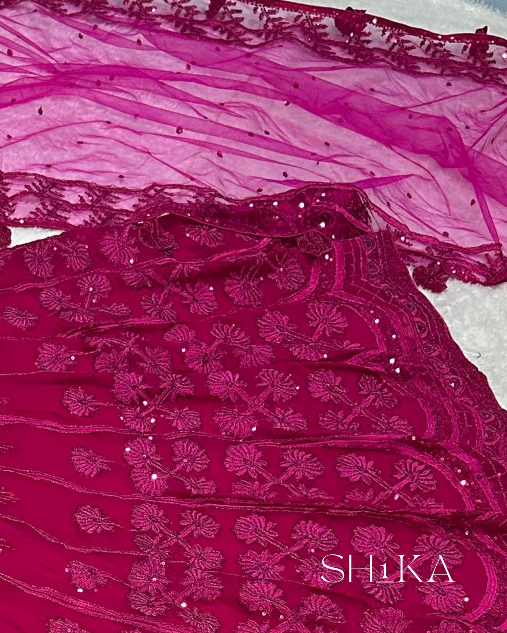 Orchid Whisper Lehenga