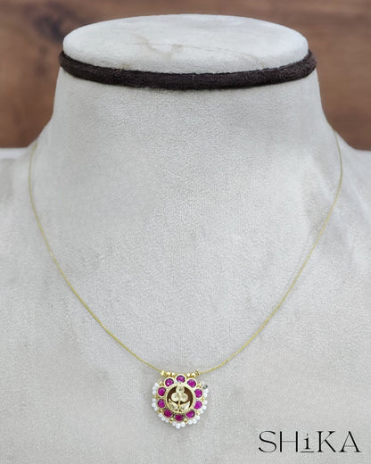 Padma Kundan Invisible Necklace