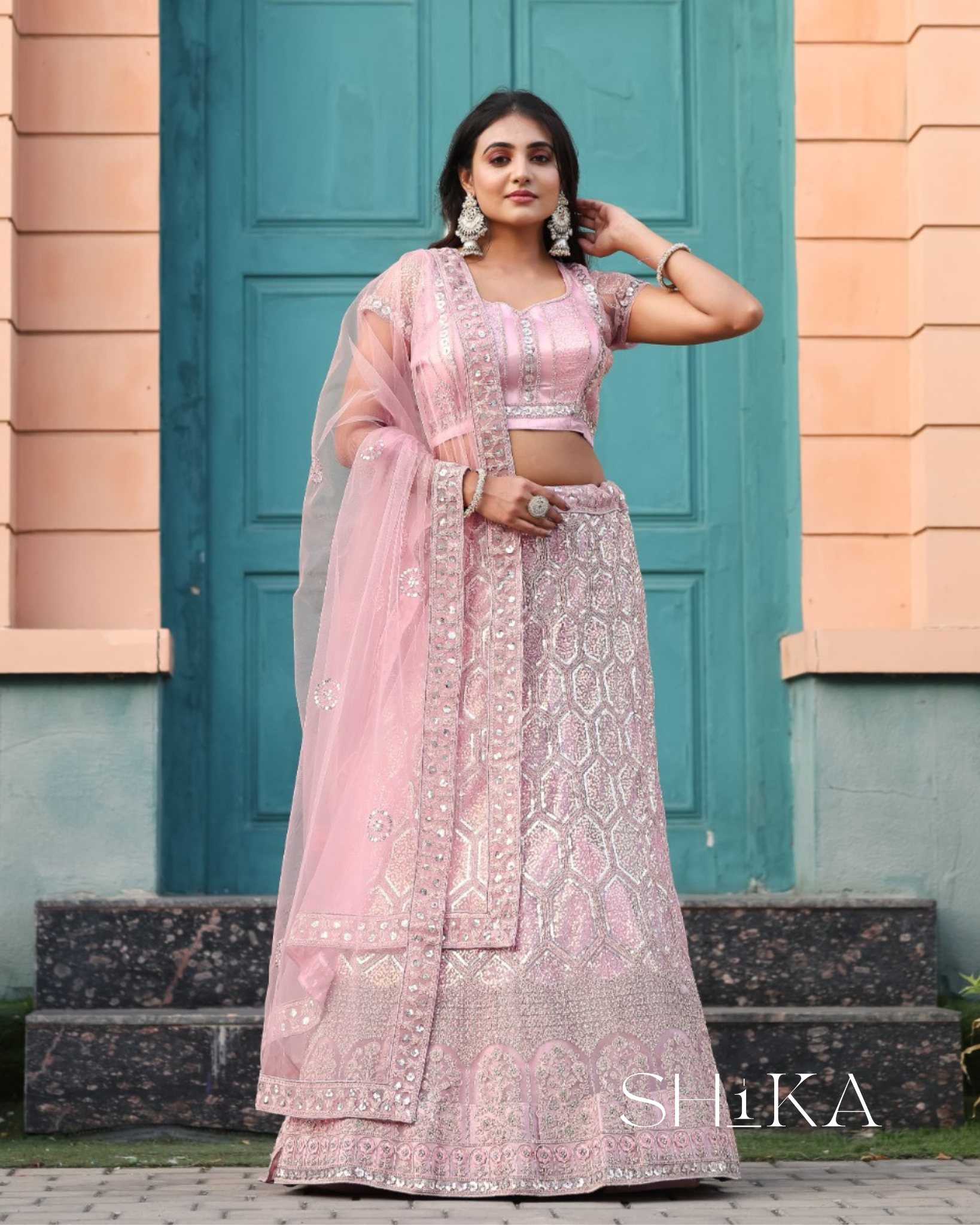 Peony Glow Lehenga
