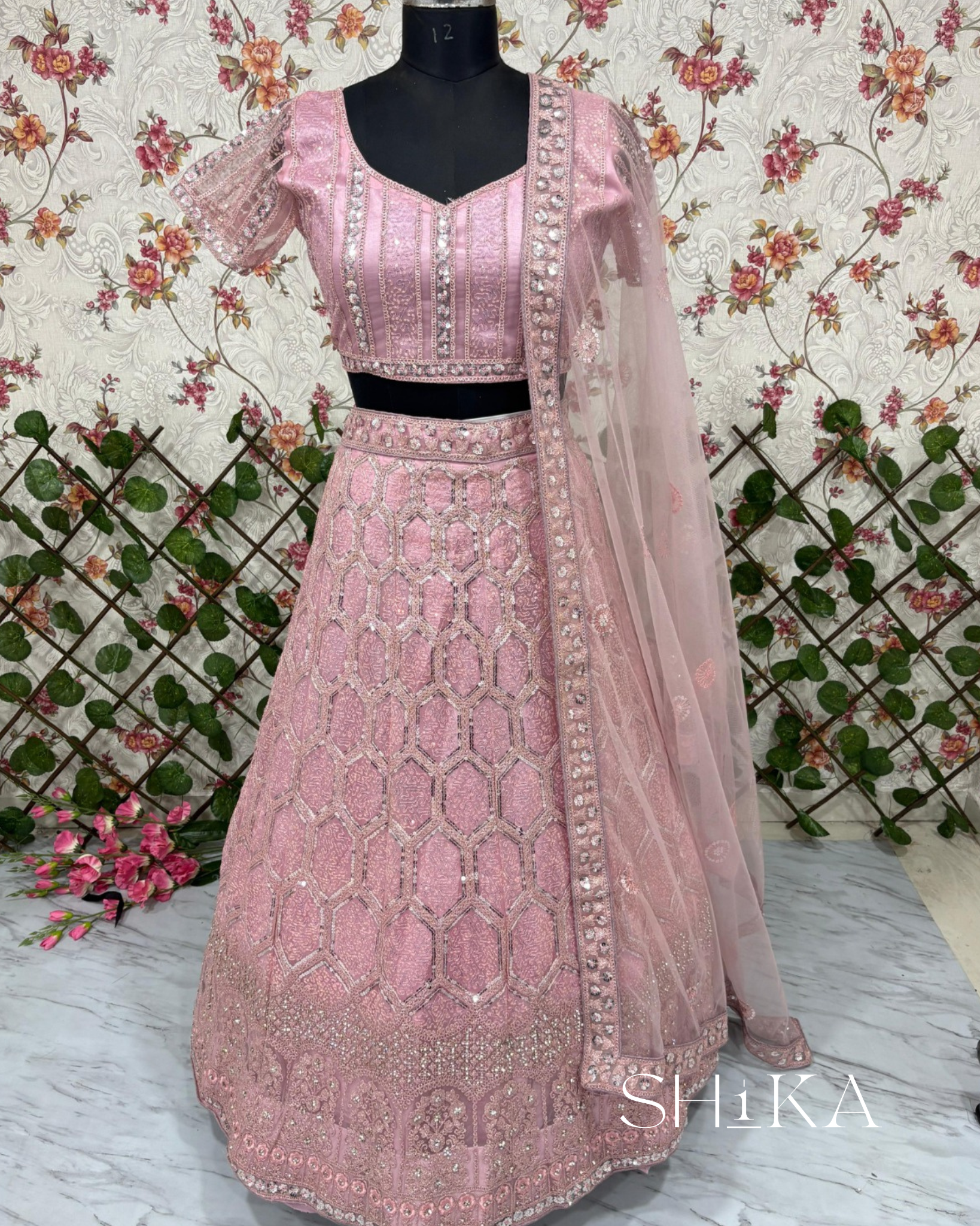 Peony Glow Lehenga
