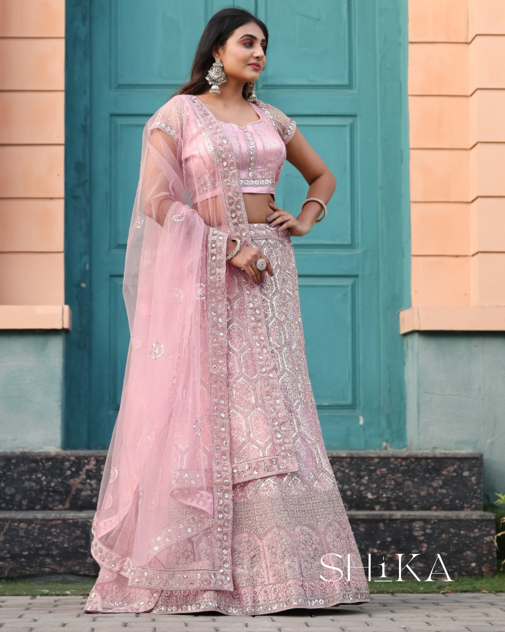 Peony Glow Lehenga