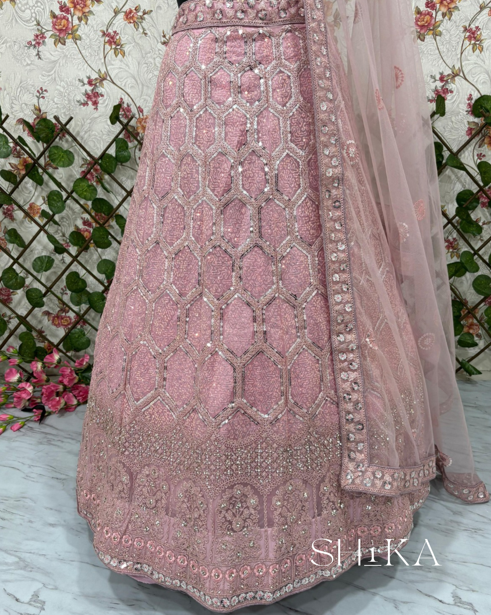 Peony Glow Lehenga
