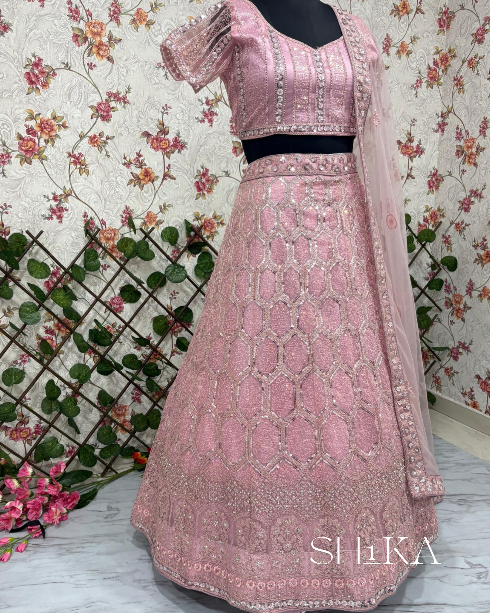 Peony Glow Lehenga