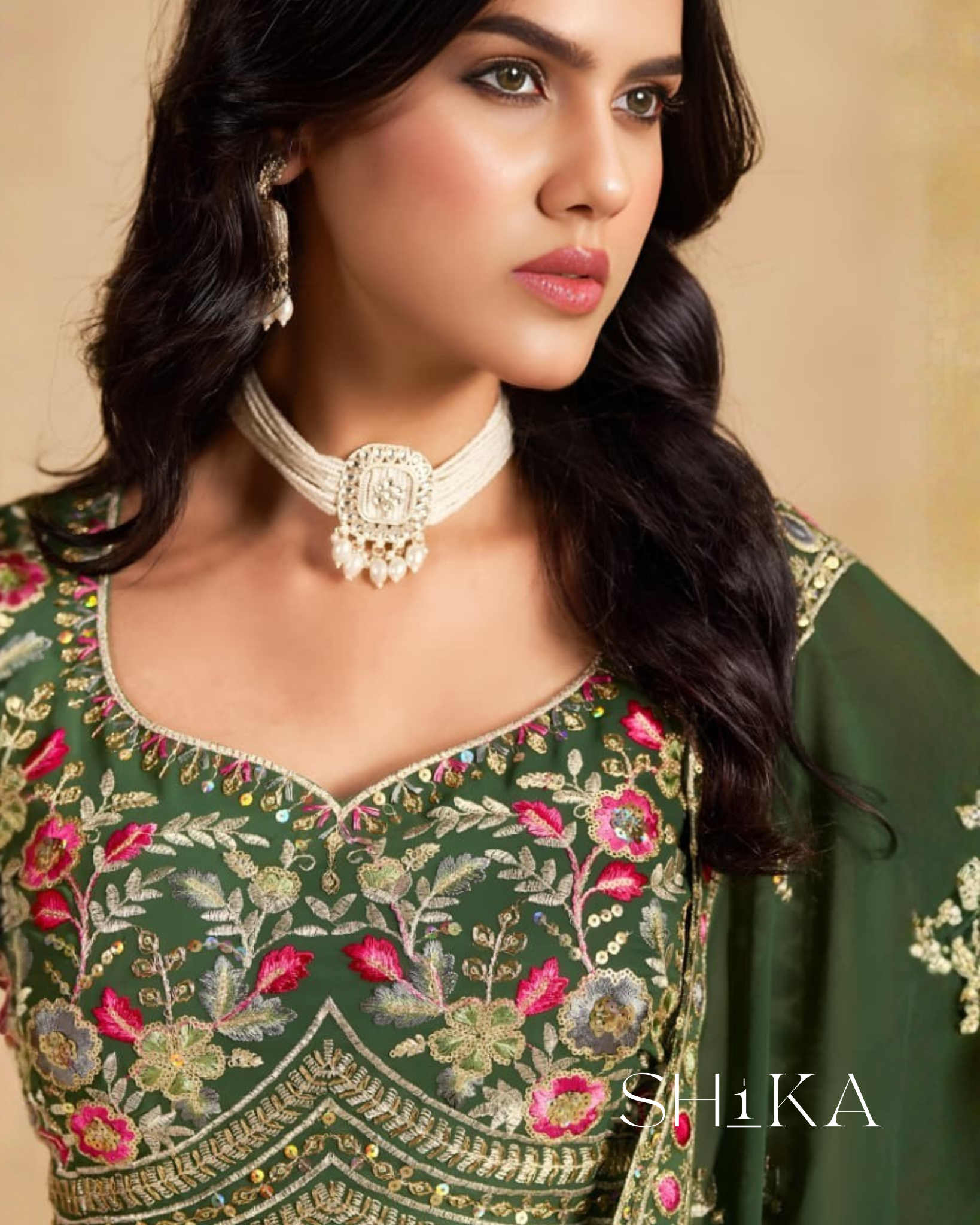 Sage Mist Lehenga