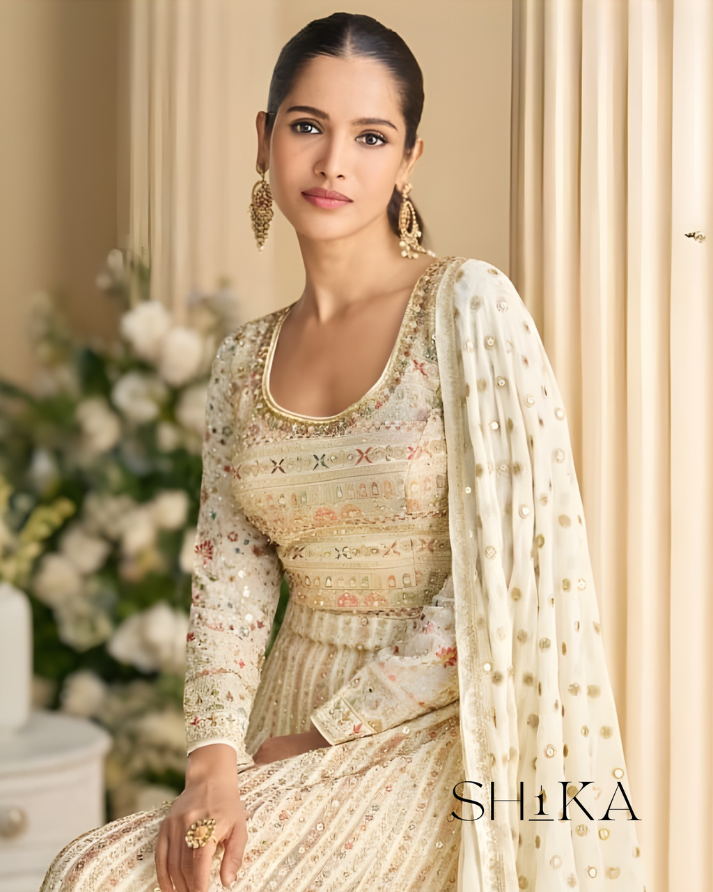 Swarovski Embroidered Gown