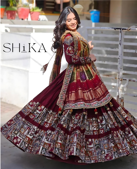 Mystic Mauve Lehenga