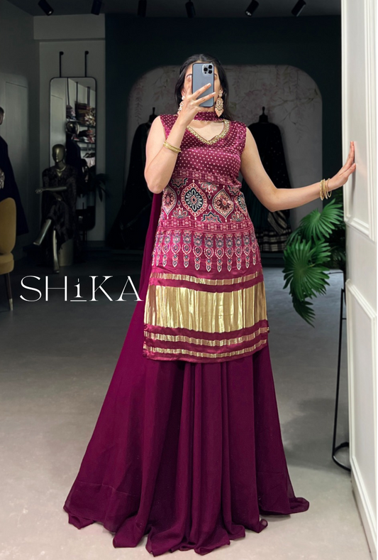 Wine Whisper palazzo set