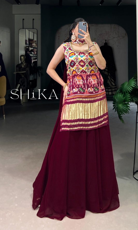 Cherry palazzo set