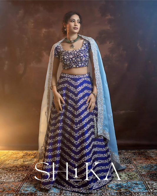 Twilight Tide Lehenga