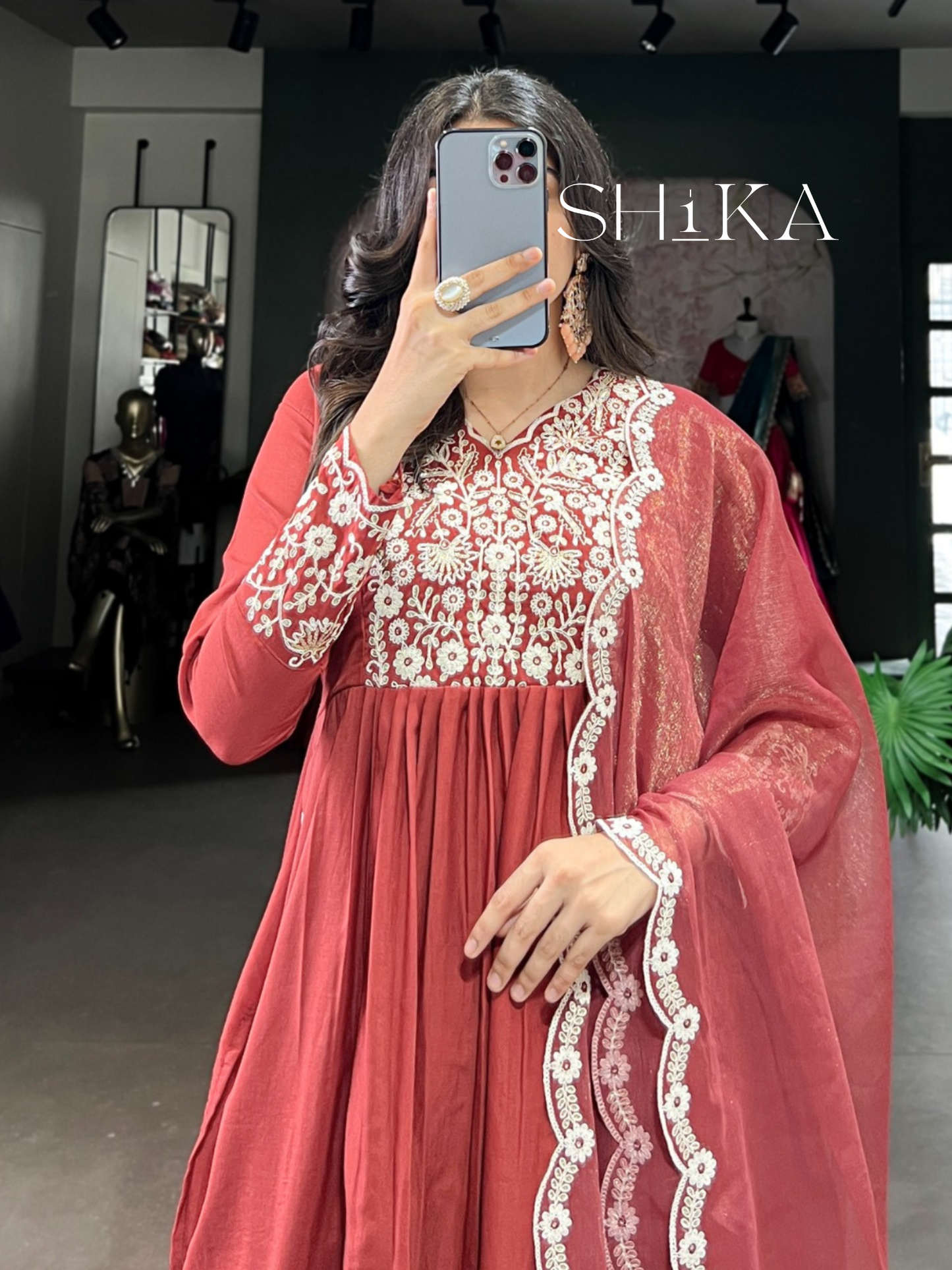 Coral Lagoon Kurti Set