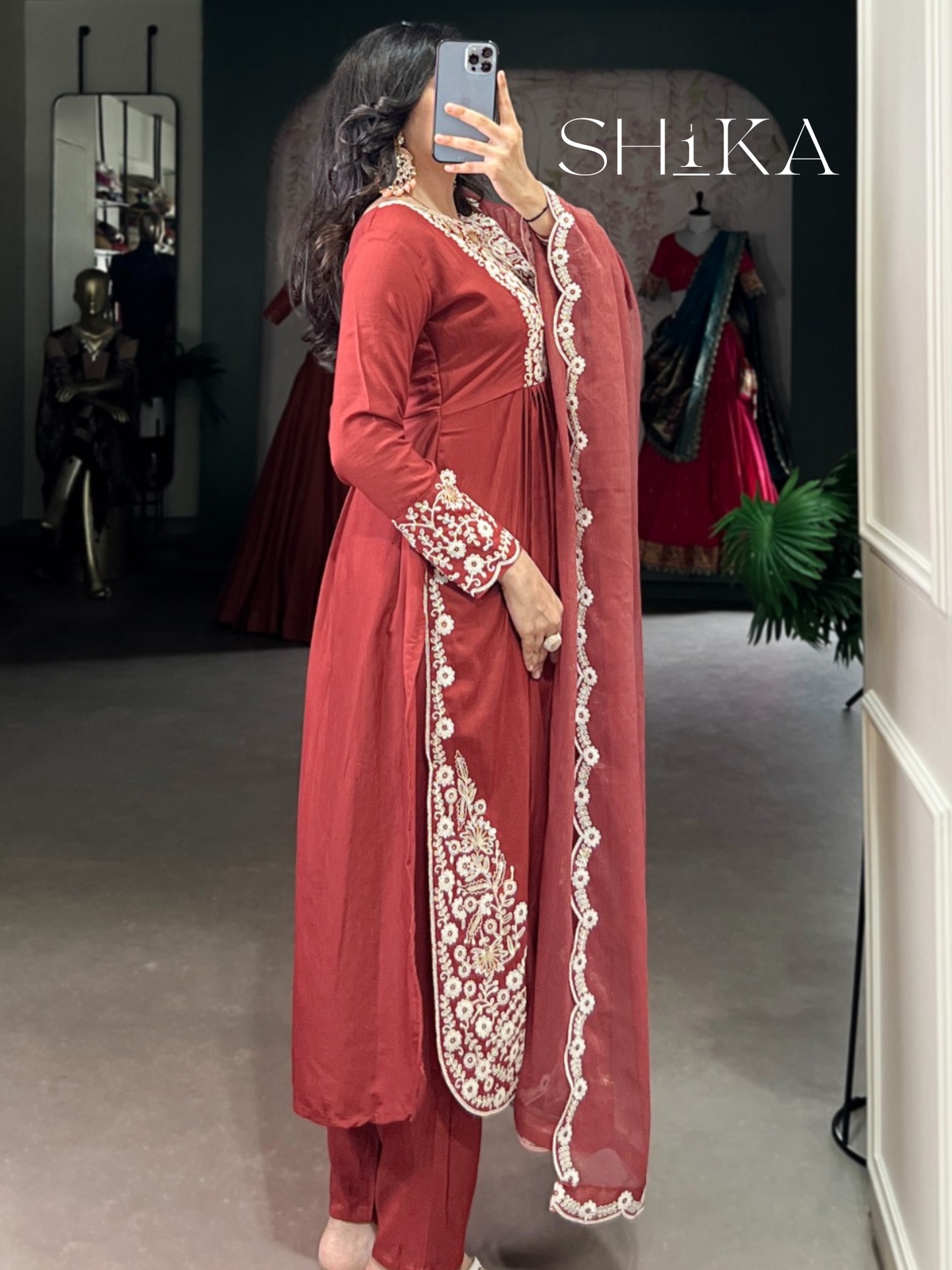 Coral Lagoon Kurti Set