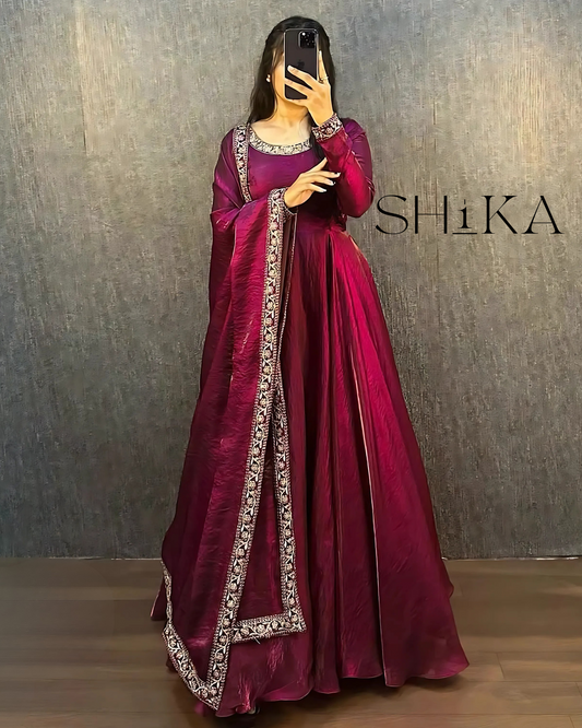 Berry Bloom Gown
