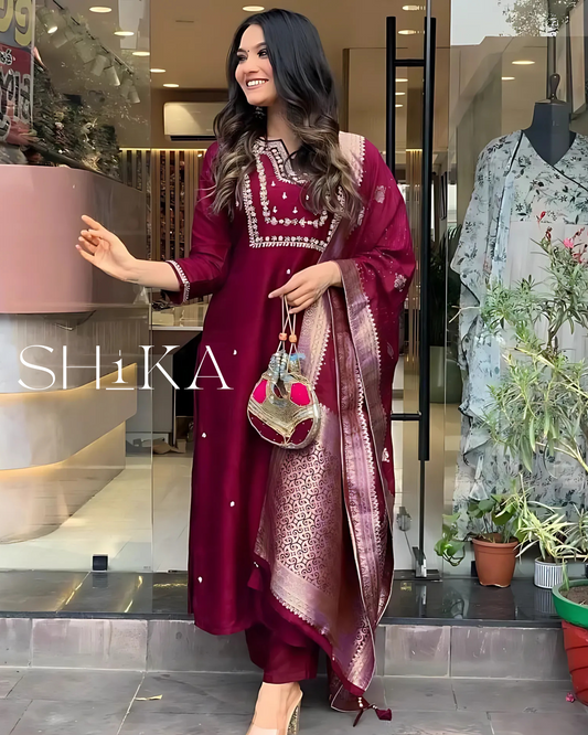 Mulberry Mist Kurti set