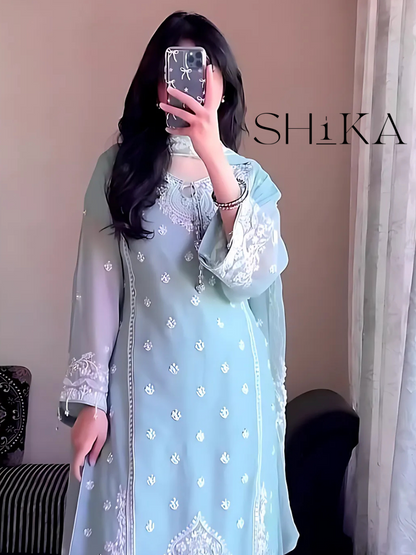 Ocean Mist Kurti Set