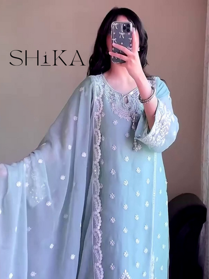 Ocean Mist Kurti Set