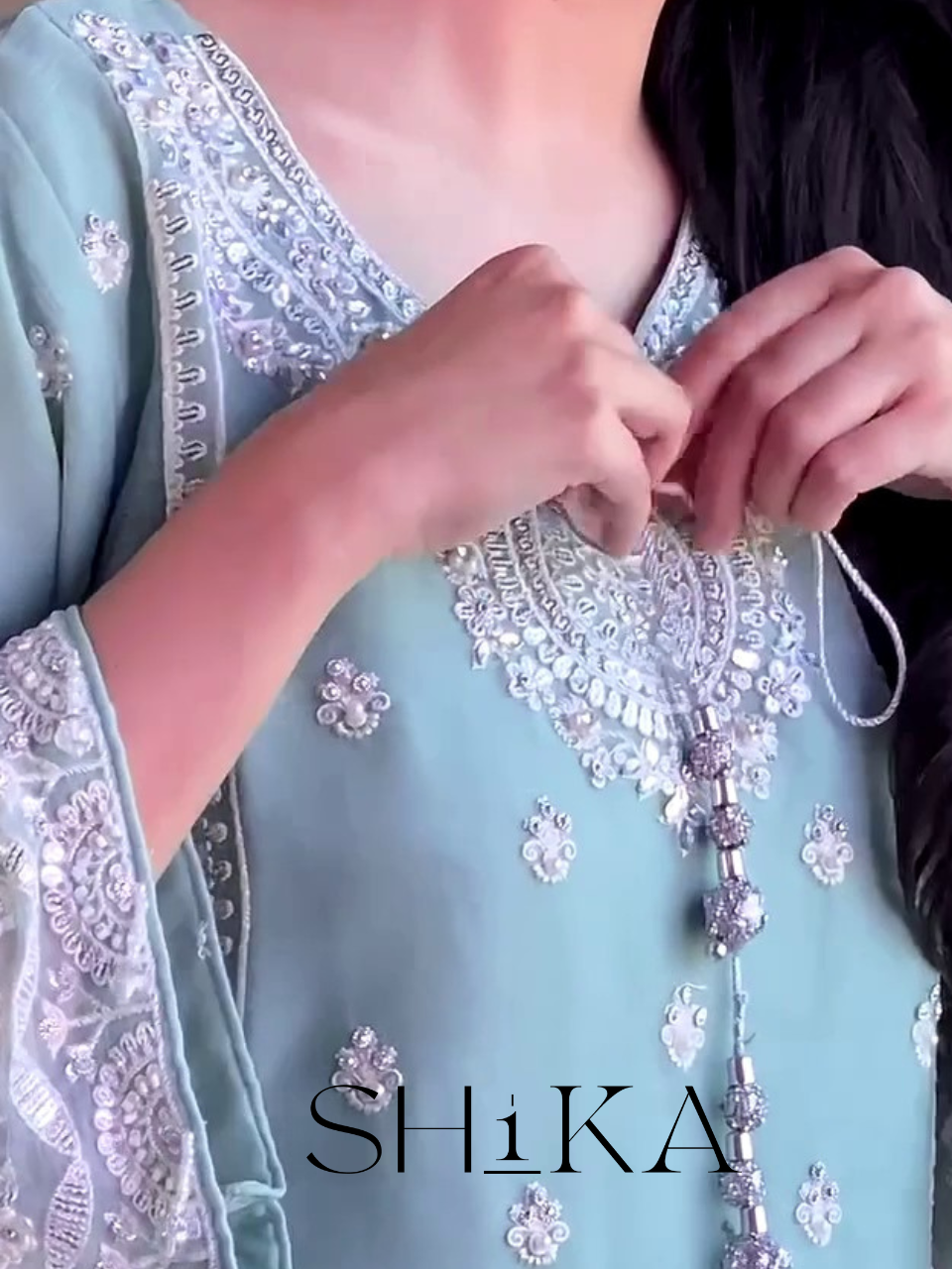 Ocean Mist Kurti Set