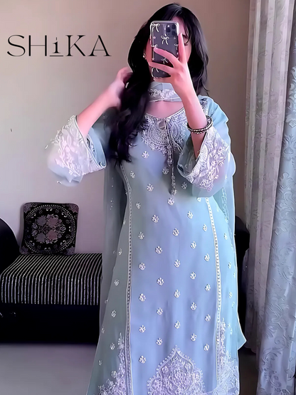 Ocean Mist Kurti Set