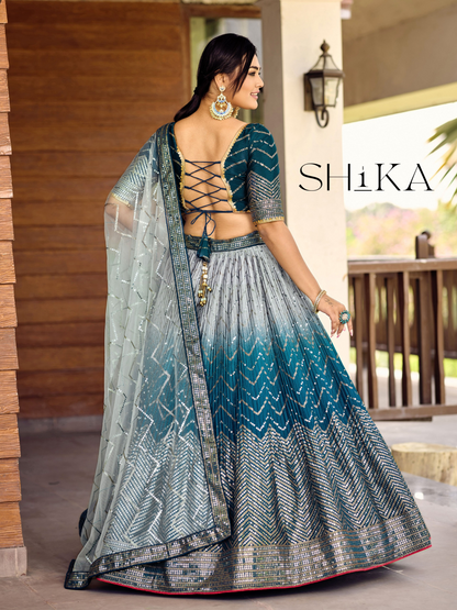 Blue Belle Lehenga