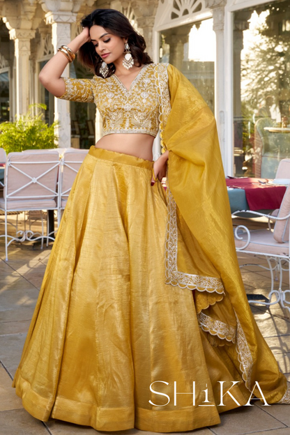 Sunlit Aura Lehenga