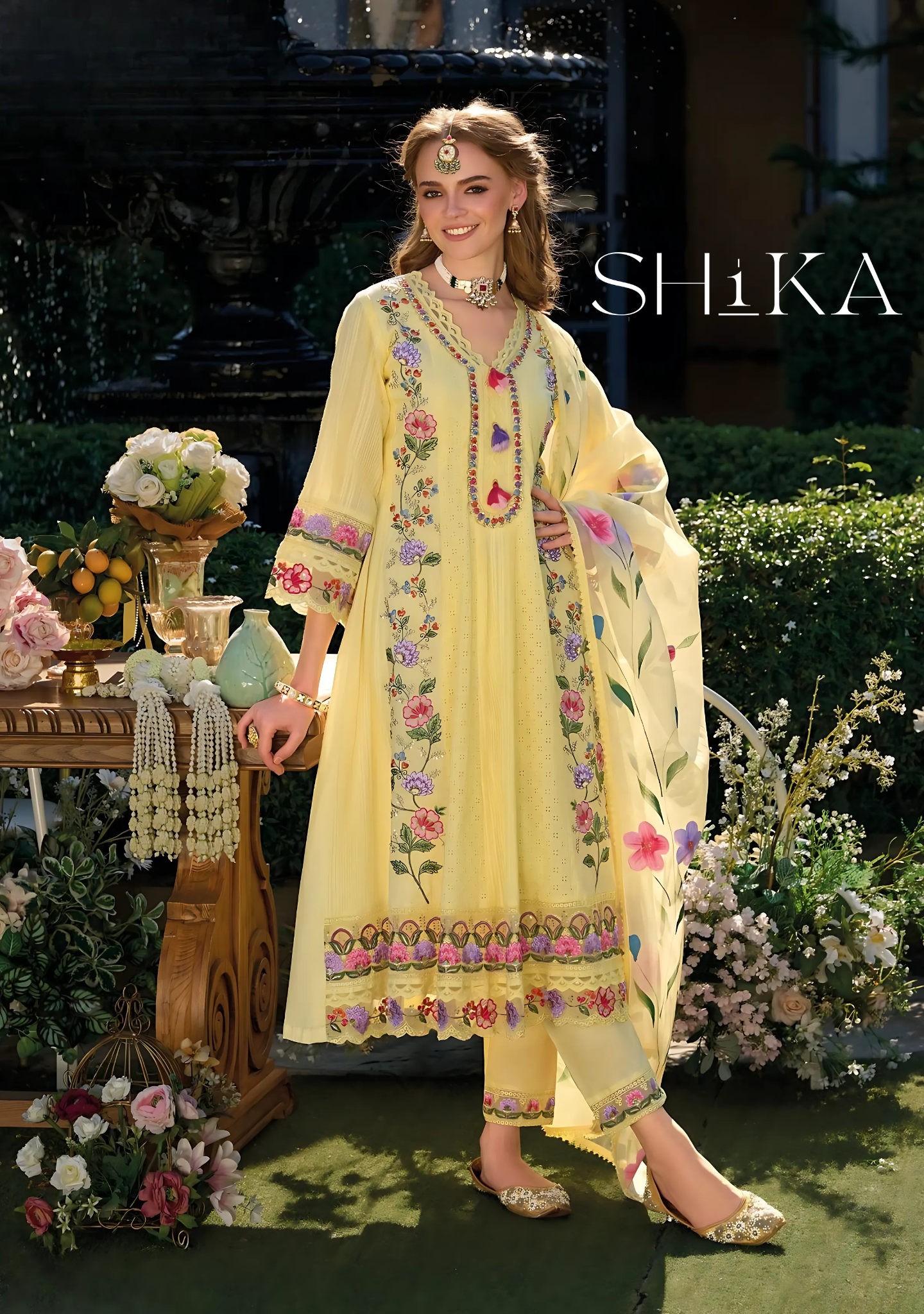 Daffodil Dream Anarkali