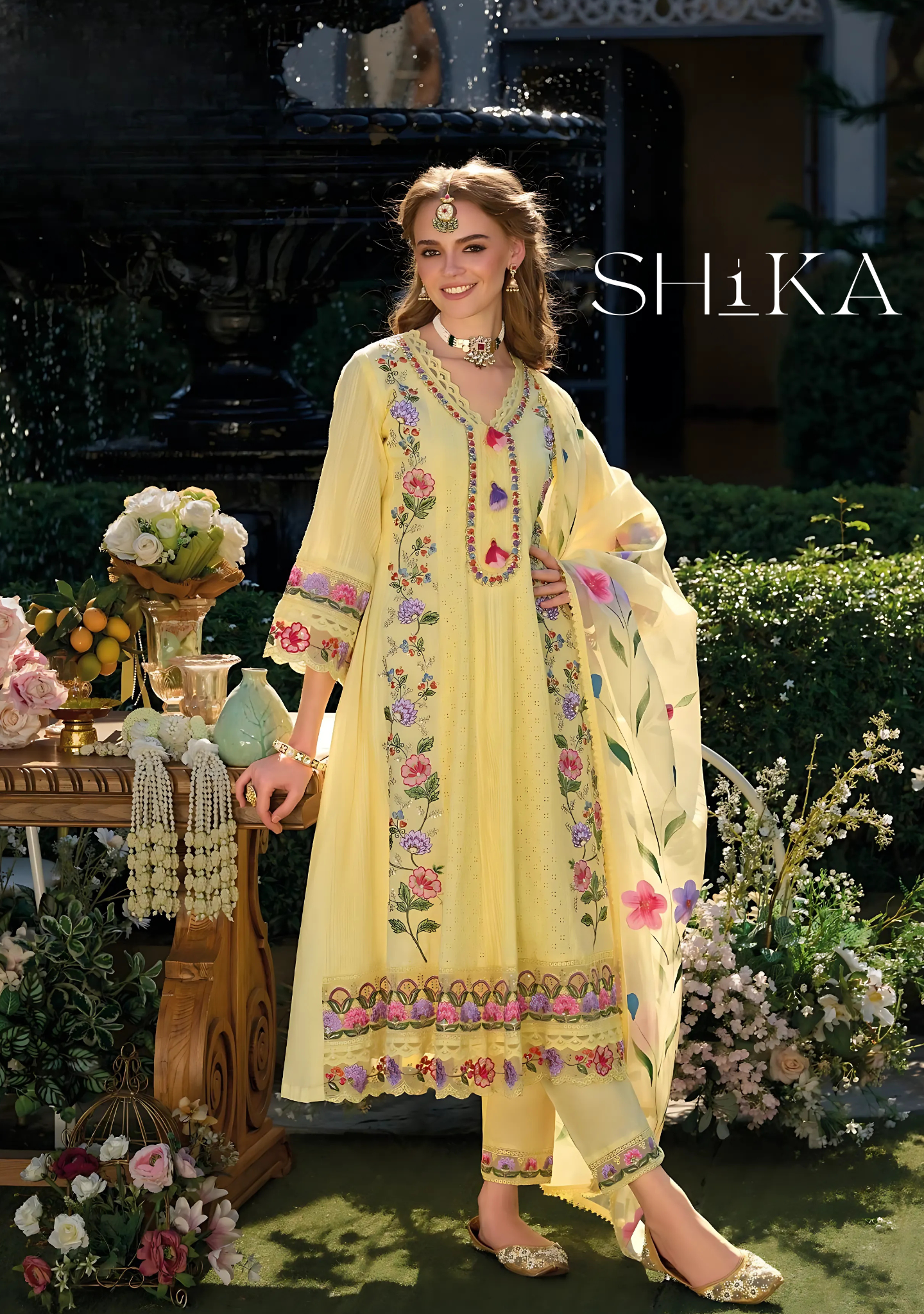 Daffodil Dream Anarkali