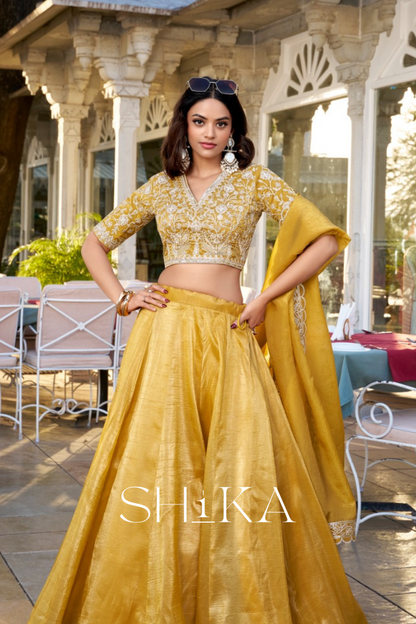 Sunlit Aura Lehenga