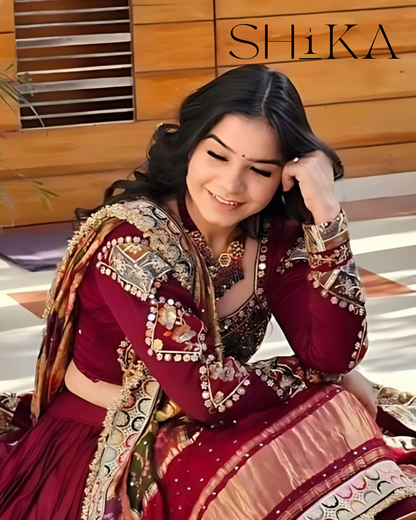 Mystic Mauve Lehenga