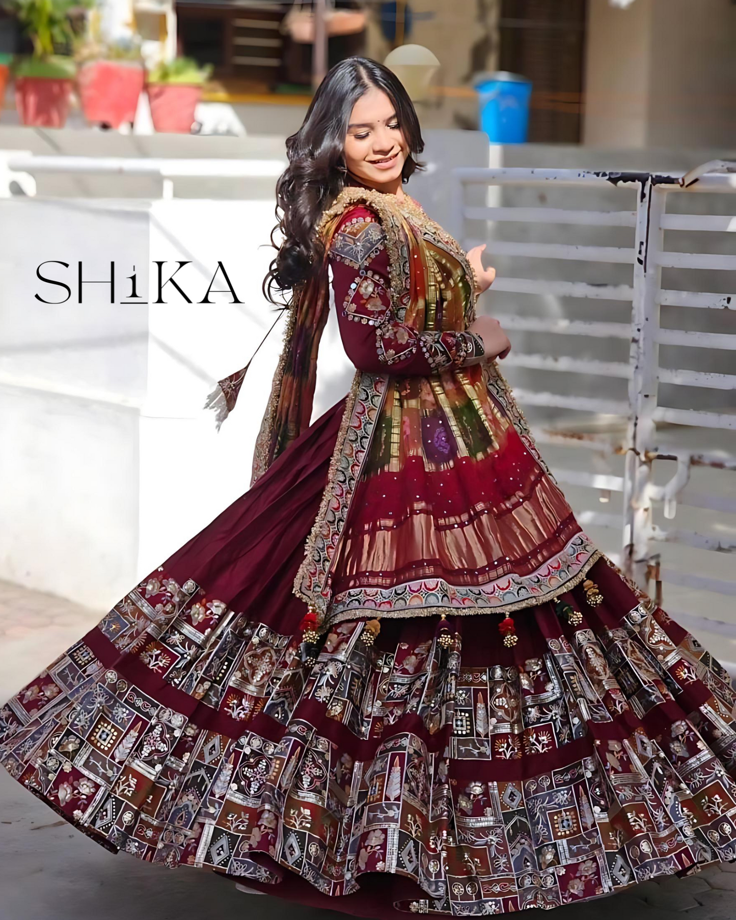 Mystic Mauve Lehenga