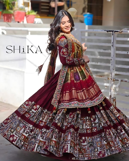 Mystic Mauve Lehenga