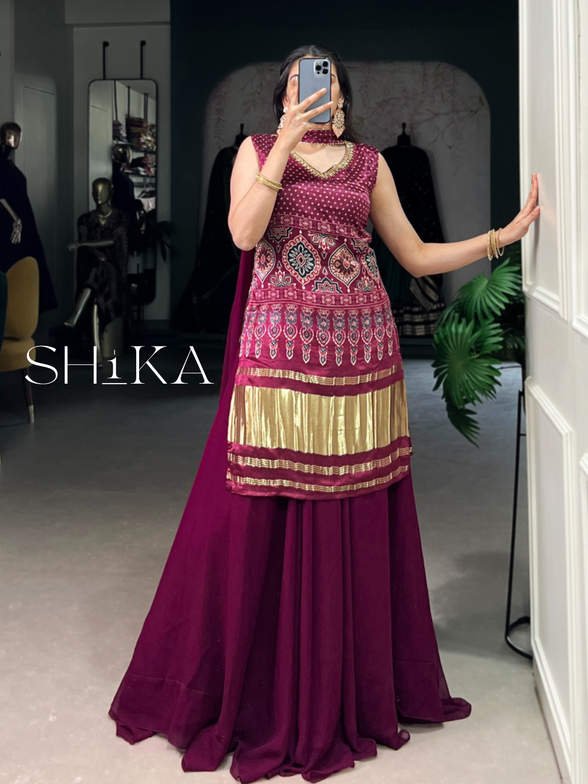 Wine Whisper Palazzo Set