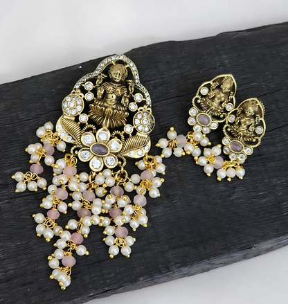 Victorian Pearl Pendant Set