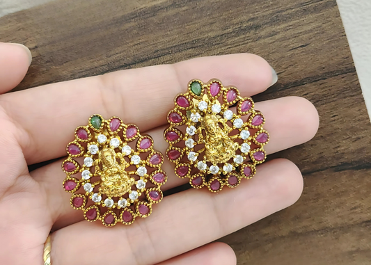 Kempu Stud Earrings