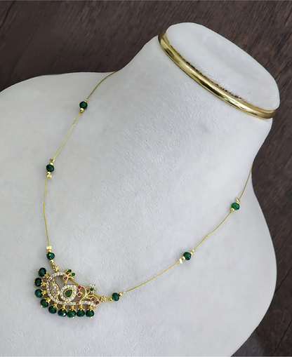 Peacock Invisible Necklace