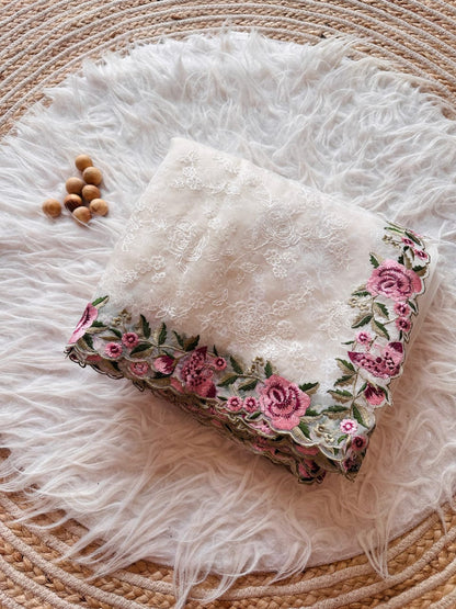 Multicolored Silk Saree