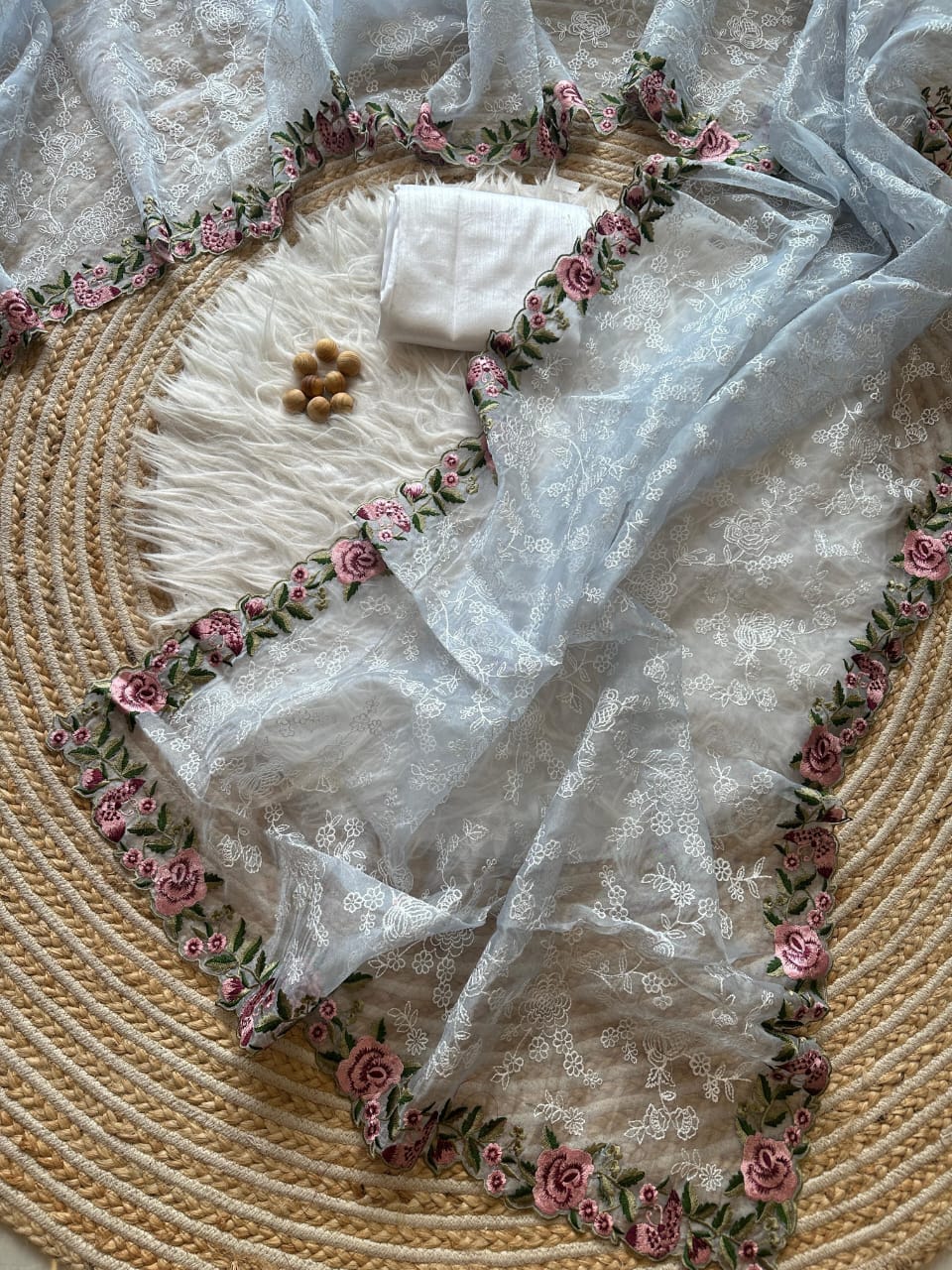 Multicolored Silk Saree