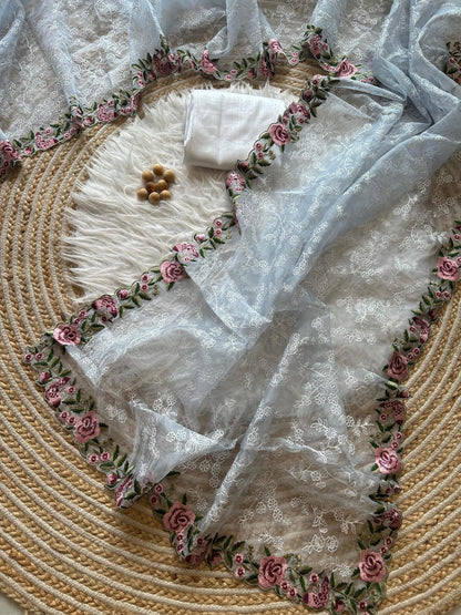 Multicolored Silk Saree