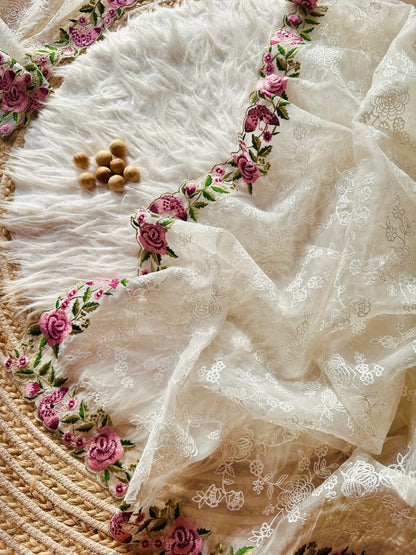 Multicolored Silk Saree